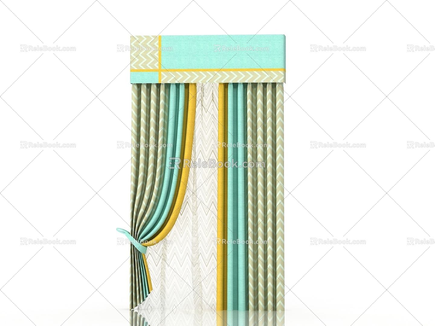 Curtains 3d model