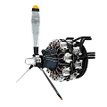 aircraft engine aircraft engine propeller aircraft engine 3d model