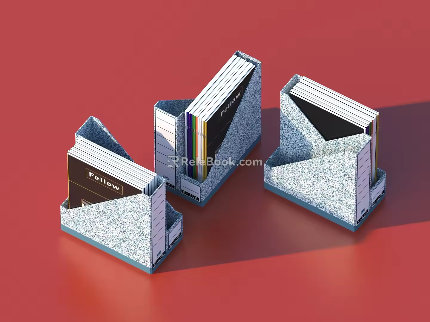 folder stationery sketch 3d model