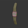 Elegant Stainless Steel Watch Featuring Square Dial And Minimalist Design For Fashion Accessory