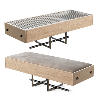 Modern bench 3d model