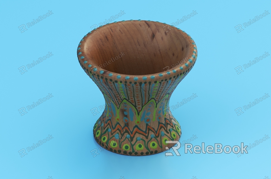 Modern Cup Wooden Cup model