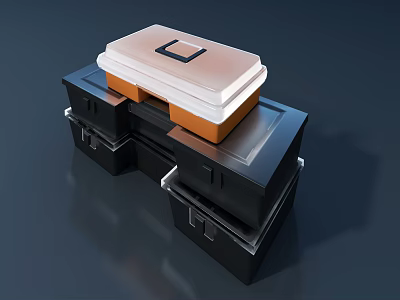 Durable Stackable Storage Boxes With Secure Lids For Home Organization And Space Saving 3d model