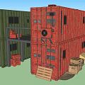 Equipment container 3d model