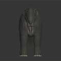 Modern Elephant Ancient Elephant Mammos 3d model