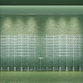Multi Level Wall Mounted Display Shelves For Retail Store Showcase 3d model