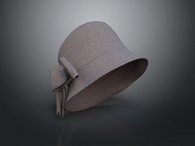 Modern Hat Bell Hat Bell Hat Women's Bell Hat 3d model