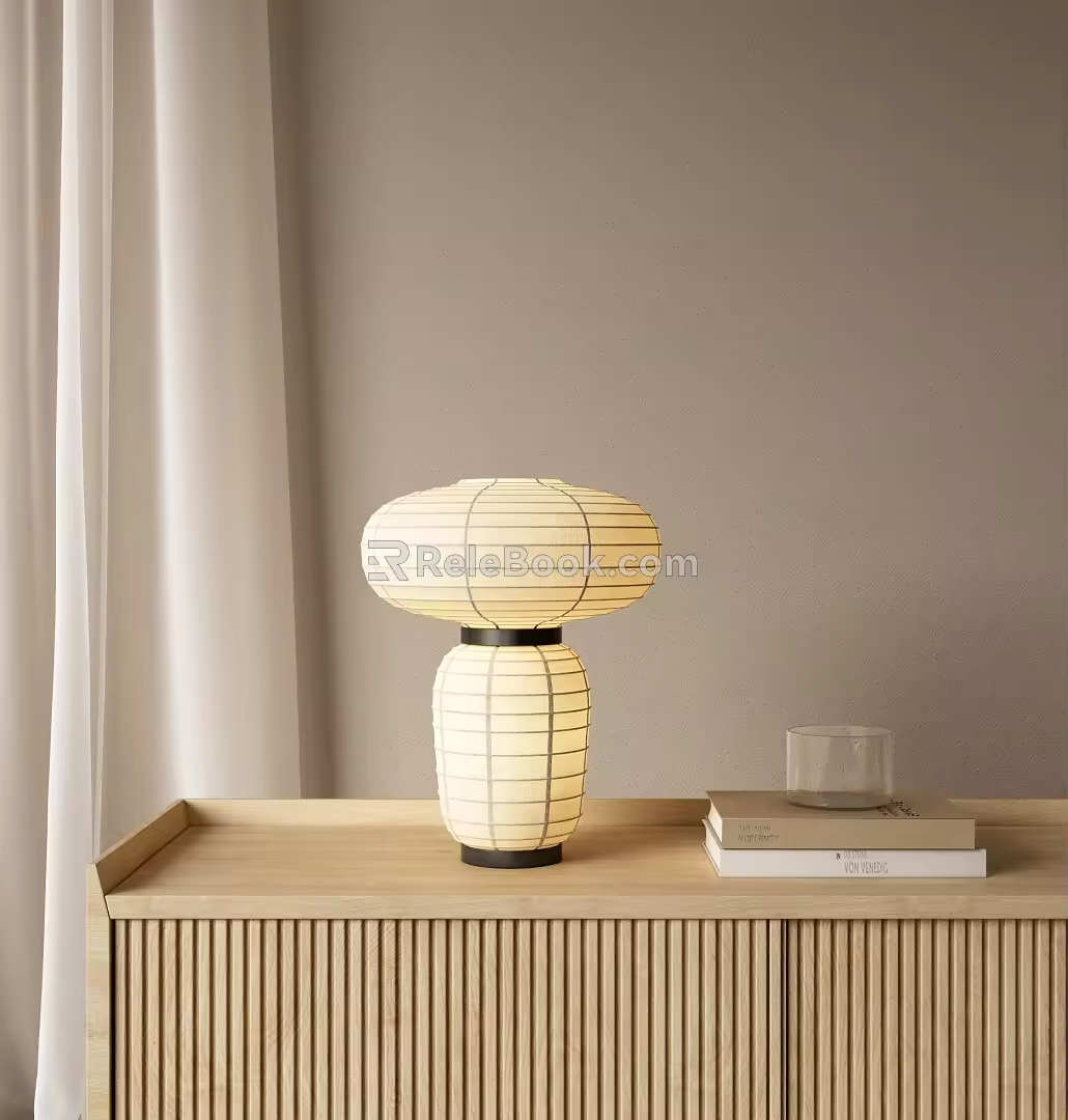 Quiet Wind Table Lamp Living Room Table Lamp Decorative Table Lamp Bedroom Table Lamp Retro Table Lamp 3d model