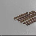 Vintage Wooden Pillars With Various Colors Natural Textures And Weathered Surfaces