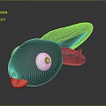Frog Tadpole Frog Class Poison Frog Game Frog Reptile Cold Blooded Animal Reptile Class 3d model