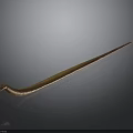 Brown Snake With Long Slender Body On Smooth Black Surface With Reflection