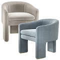 Pink Velvet Modern Accent Chair For Living Room With Sleek Design And Comfortable Seat