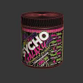 Psycho Brand Food Jar With Colorful Label And Vibrant Bold Graphics