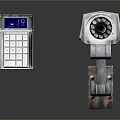 Advanced Computerized Surveillance System With Digital Camera And Control Panel