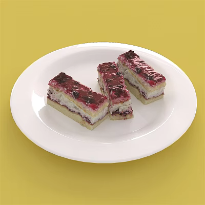 Modern Food Bread 3d model