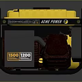 ACME POWER Green And Yellow Portable Generator With 900 1200 Watt Capacity Design