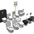 Various Modern Toilet Designs With Different Styles And Colors For Bathroom
