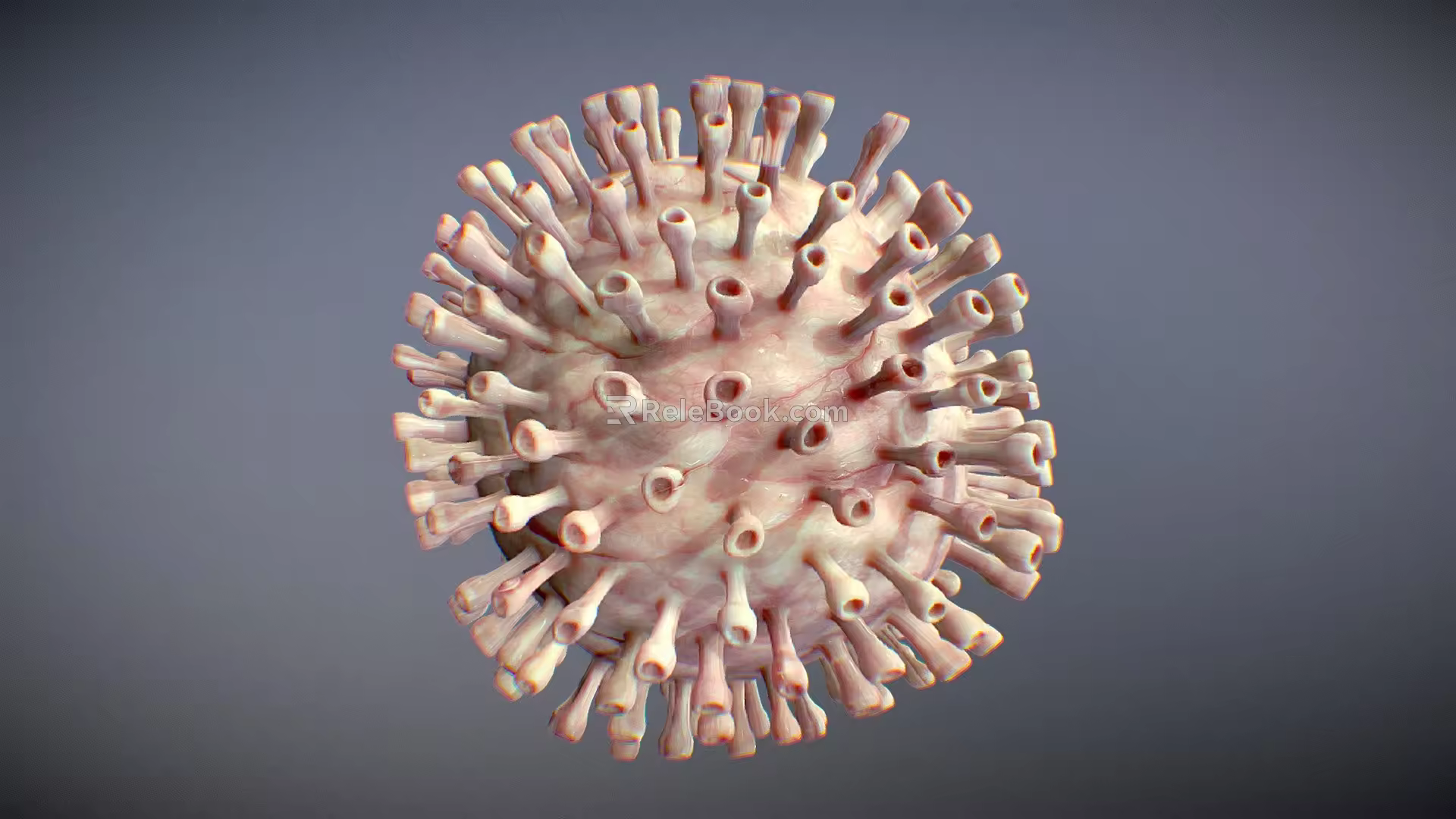 Modern virus 3d model
