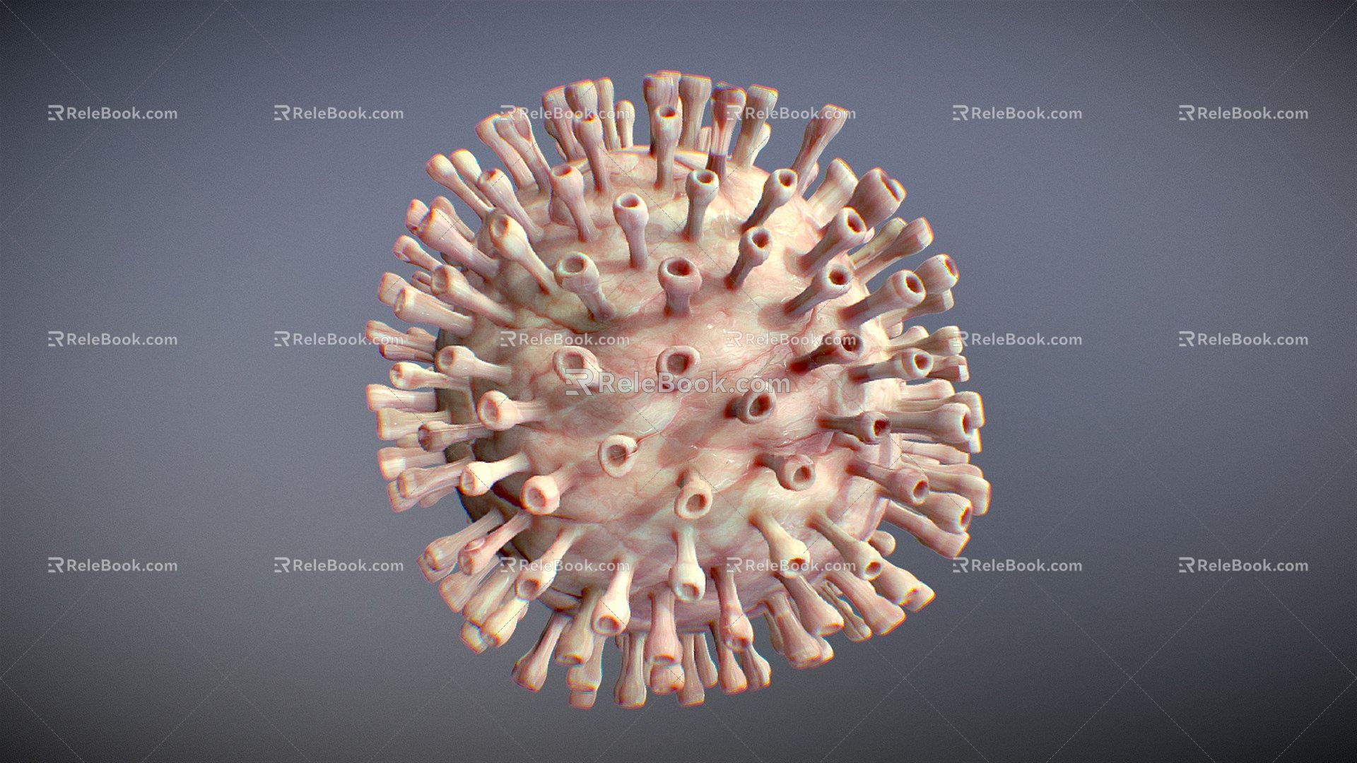 Modern virus 3d model