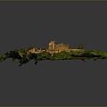 Monuments Sites Sites Sites Ruins Castle Fortress Ancient Castle Ancient Ruins Realistic 3d model