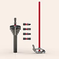 Complete Hardware Tools Kit With Drill Chuck Bits Extension Rod And Wrench