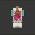 Toy Ice Cream Truck With Pink Ice Cream Orange Waffle Cone And Colorful Exterior Design