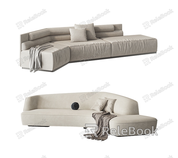 Arflex shaped sofa model