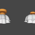 Petals ceiling lamp 3d model