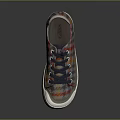 Casual Plaid Pattern Canvas Shoes With Multicolor Design And Comfortable Fit For Everyday Use
