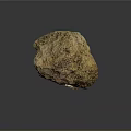 Natural Stone And Wood Decorative Piece With Textured Surface And Rustic Charm
