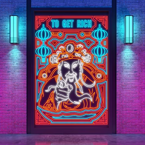 Neon decorative lights 3d model