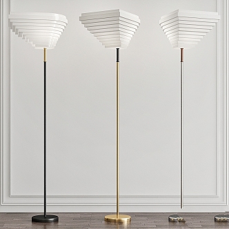 Modern Floor Lamp Alva Altu 3d model