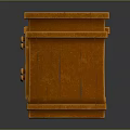 Three Wooden Bedside Tables With Drawers In Classic Brown Finish Design