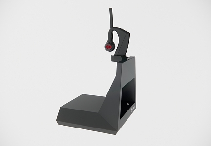 Modern Headset Bluetooth Headset 3d model