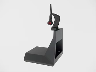 Modern Headset Bluetooth Headset 3d model
