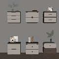 Modern Nightstand Design Ideas With Wooden Accents White Panels And Decorative Elements
