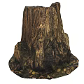 Natural Rock Shaped Decorative Ornament With Hollow Design And Textured Brown Surface