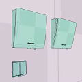 Modern exhaust fan Panasonic new machine 3d model