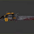 Industrial Heavy Duty Metal Chainsaw With Sharp Blade And Worn Surface Design
