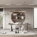 Modern study 3d model