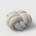 Modern circular section pier sofa stool 3d model