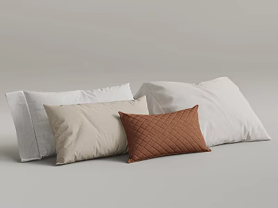 09 modern pillow pillow pillow combination 3d model