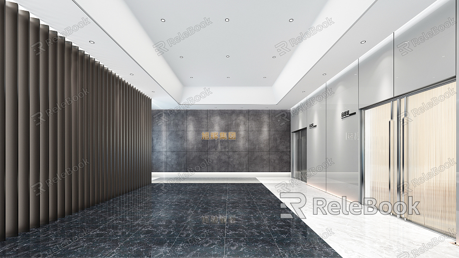 Modern Hall Lobby model