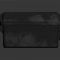 Durable Black Hardware Toolbox With Green Crown KING Logo And Sturdy Handle 3d model