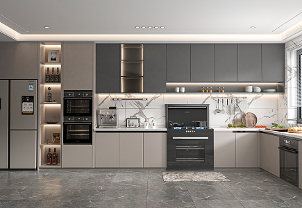 Modern Kitchen 3d model