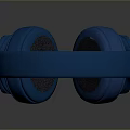 Blue Over Ear Headphones With Ergonomic Design And Soft Ear Cushions