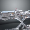 Modern Sci-Fi Gun Sci-Firearms Energy Weapon Sci-Fi Game Gun Game Firearms 3d model