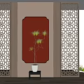 Screen Partition Entrance Screen 3d model