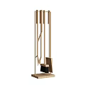 Wooden Broom Holder Organizer With Simple Design For Home Cleaning Tools Storage