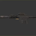 High Quality Modern Tactical Rifle With Scope Suppressor And Metallic Finish